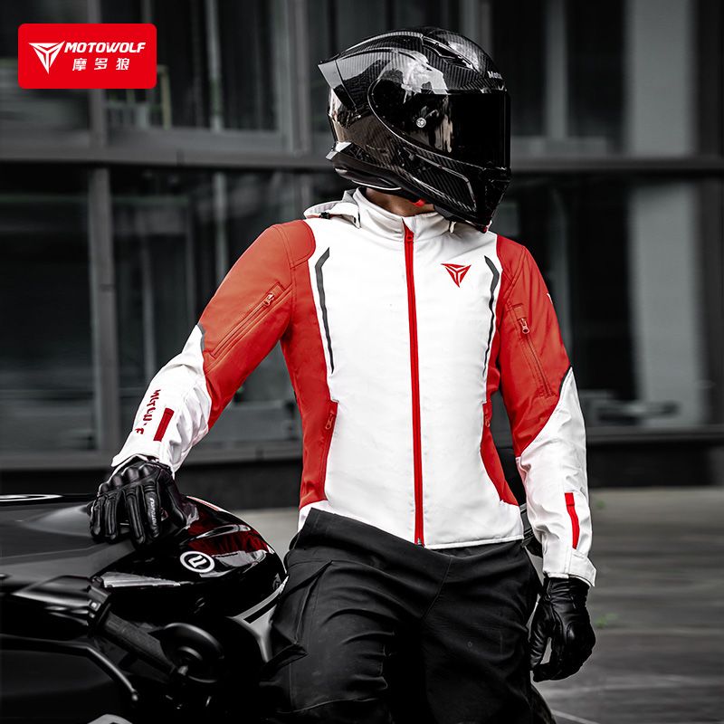 Cycling Commute Jacket - MOTOWOLF Windbreaker Motorcycle Riding Jacket Breathable