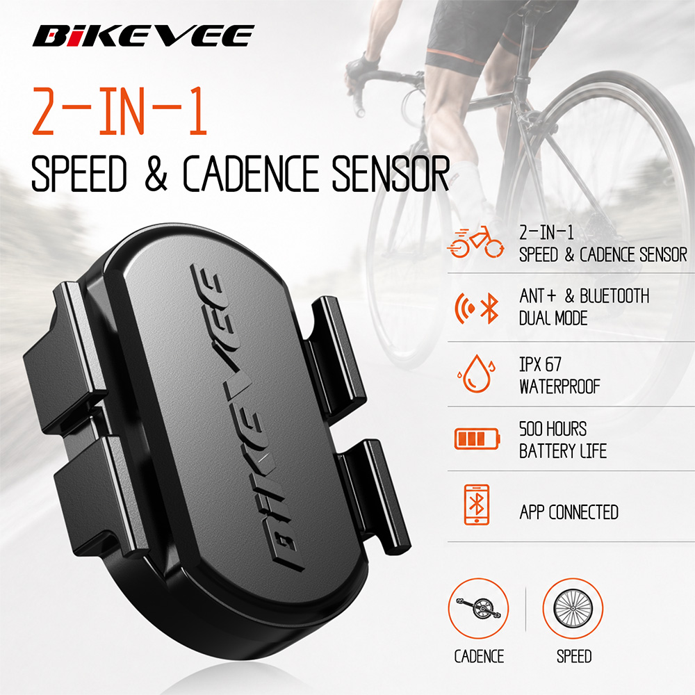 Cycling Commute - BIKEVEE Universal Wireless ANT+ Bluetooth Cadence