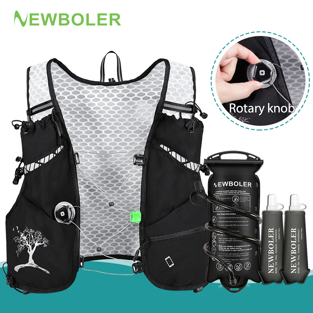 Cycling Commute Backpack - NEWBOLER 8L Outdoor Trail Running Backpack