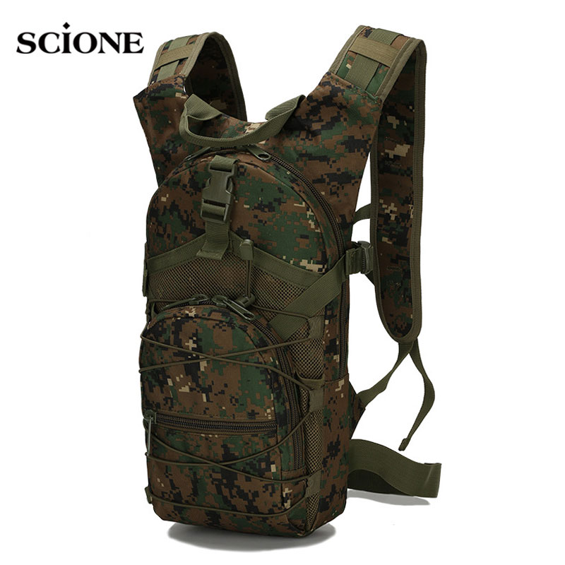 Cycling Commuter Bag - 15L Molle Tactical Backpack 800D Oxford