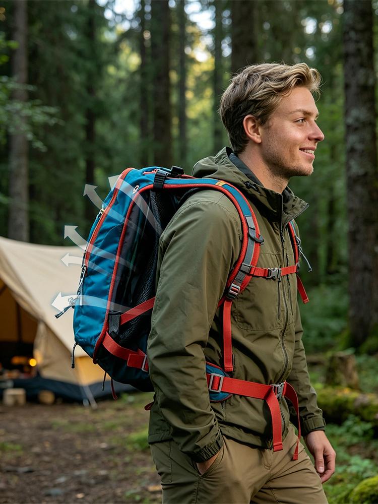 Backpack Ventilation Cushion A - Cycling Commute Backpack ulasan dan harga