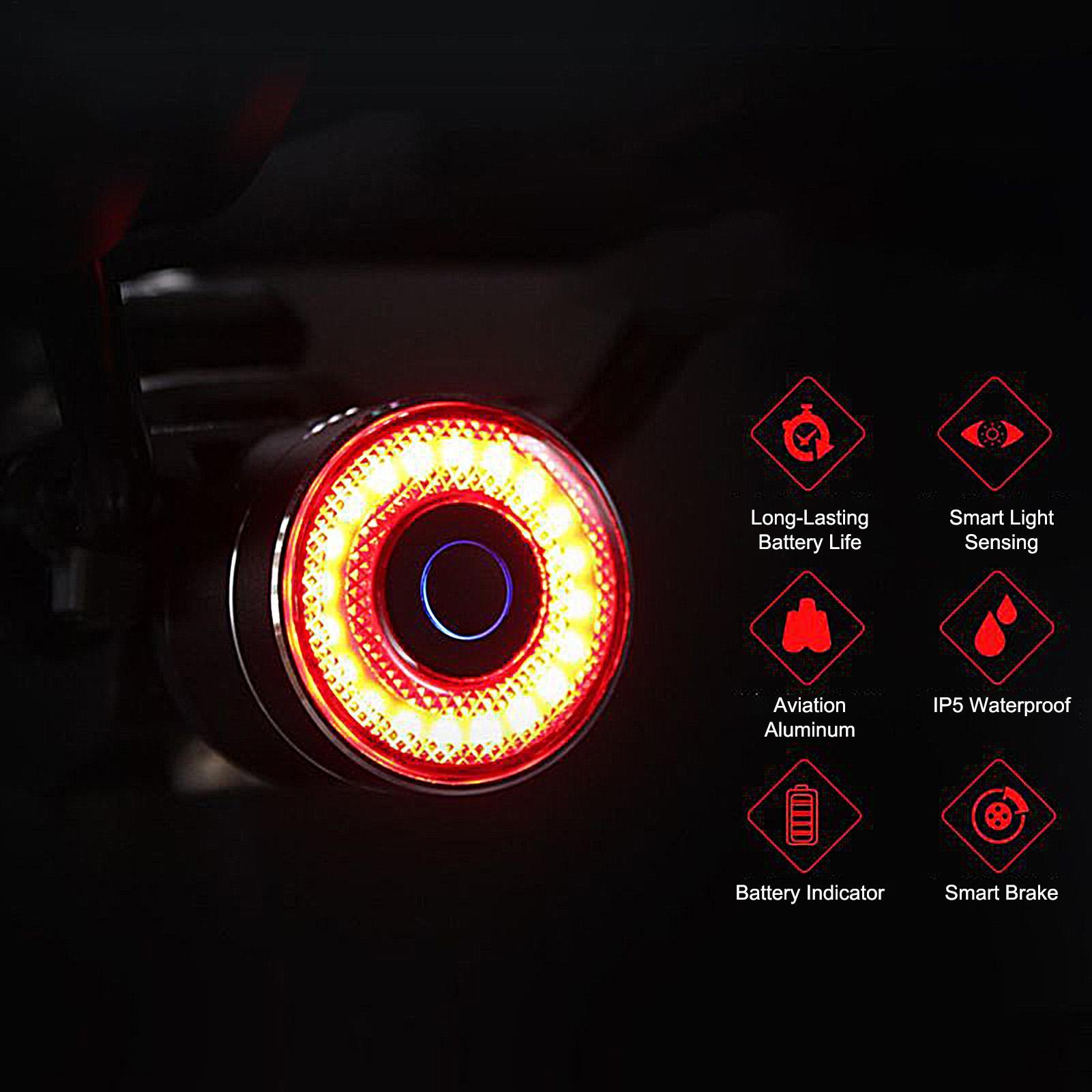 Bicycle Brake Light Smart Bike - Cycling To Commute ulasan dan harga