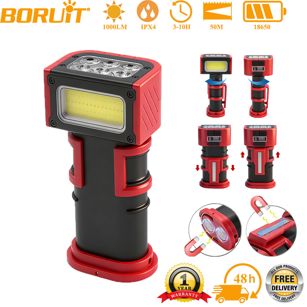 BORUiT COB LED Work Light 1000 - Cycling To Work ulasan dan harga