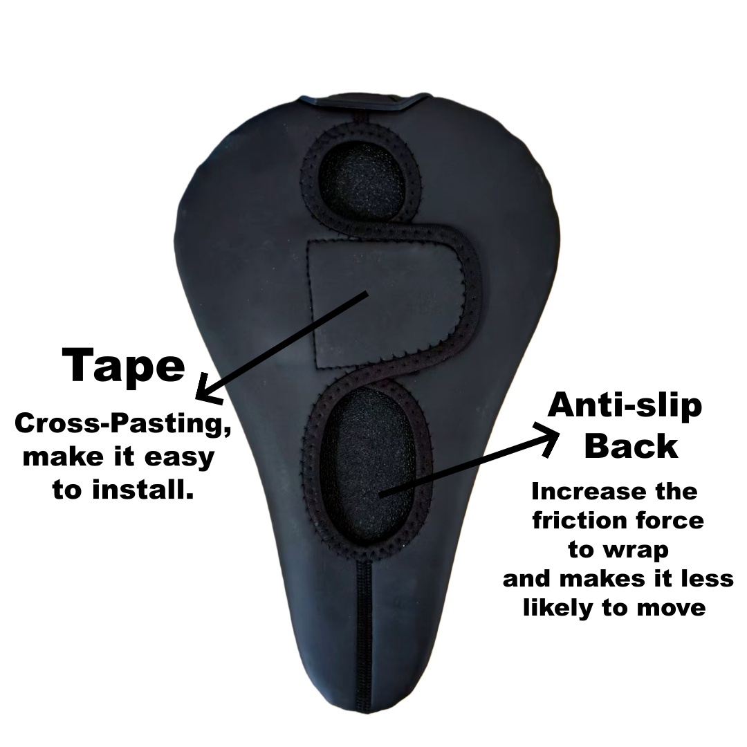 Bike Seat Cushion Gel Padded S - Commuting By Bike ulasan dan harga