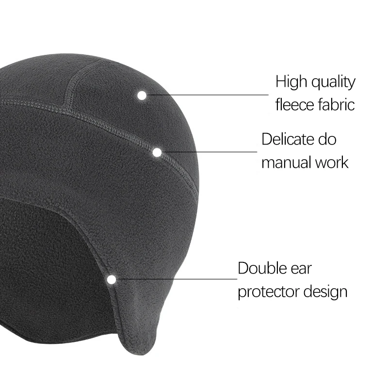Fleece Earflap Hat Cycling Aut - Winter Cycling Commute ulasan dan harga