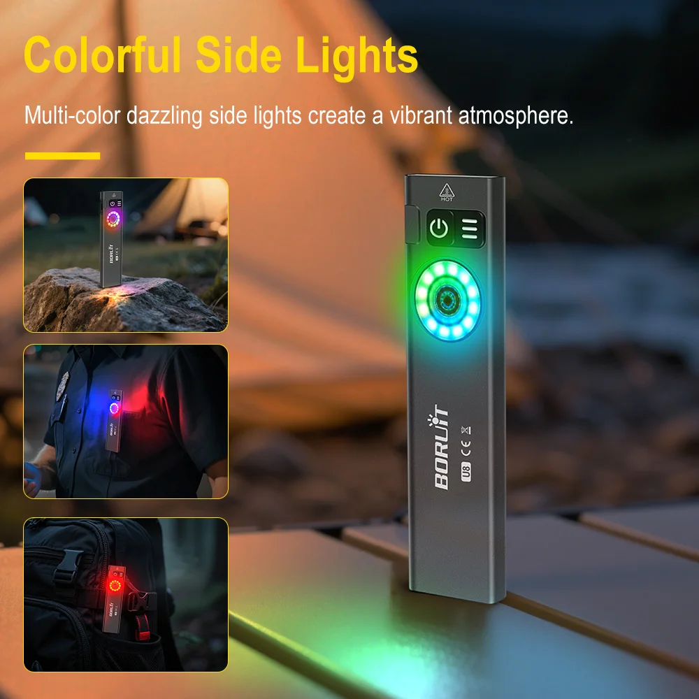 BORUiT U8 650LM EDC LED Flashl - Cycling To Work ulasan dan harga