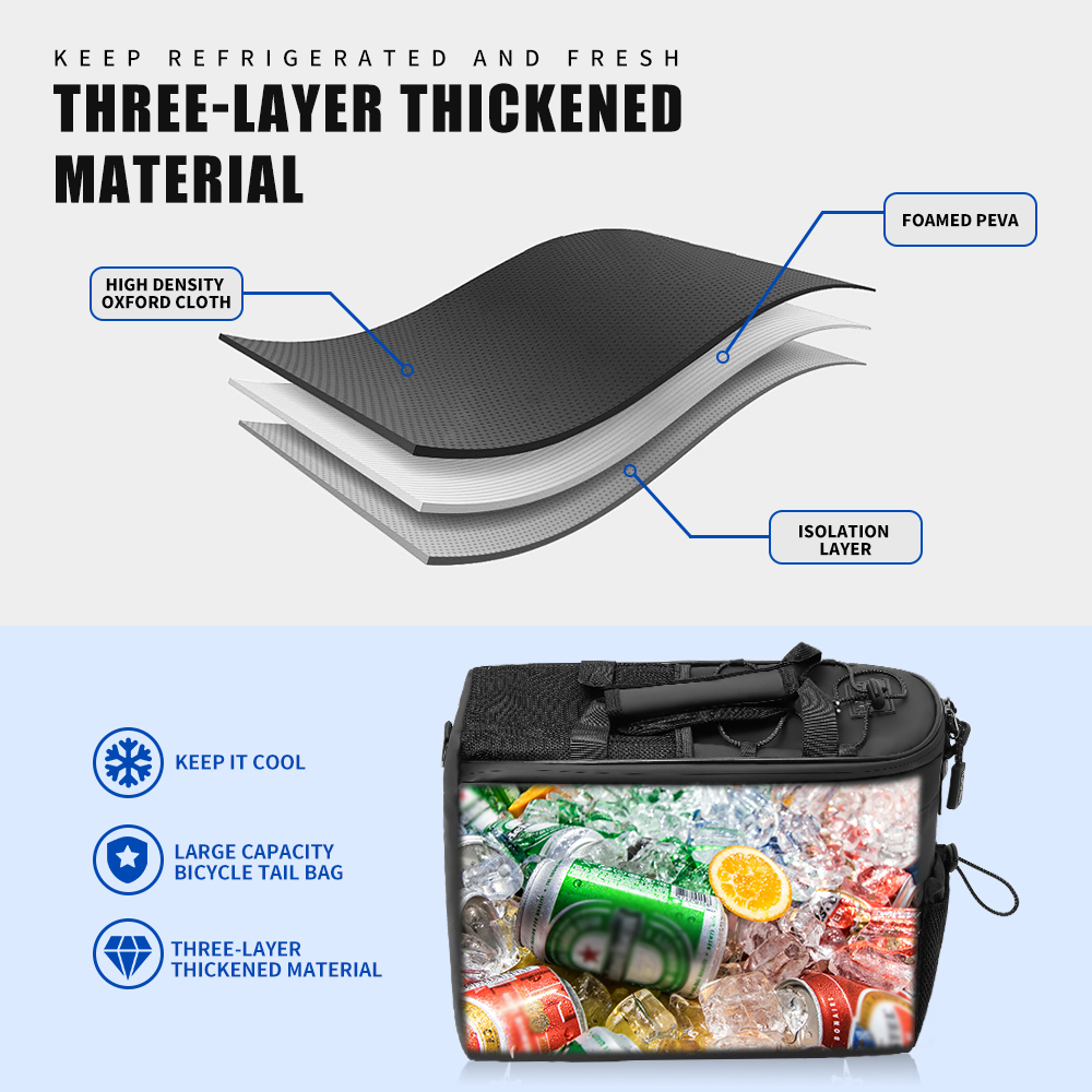 Bicycle Rear Rack Bag Waterpro - Cycling Commute Distance ulasan dan harga