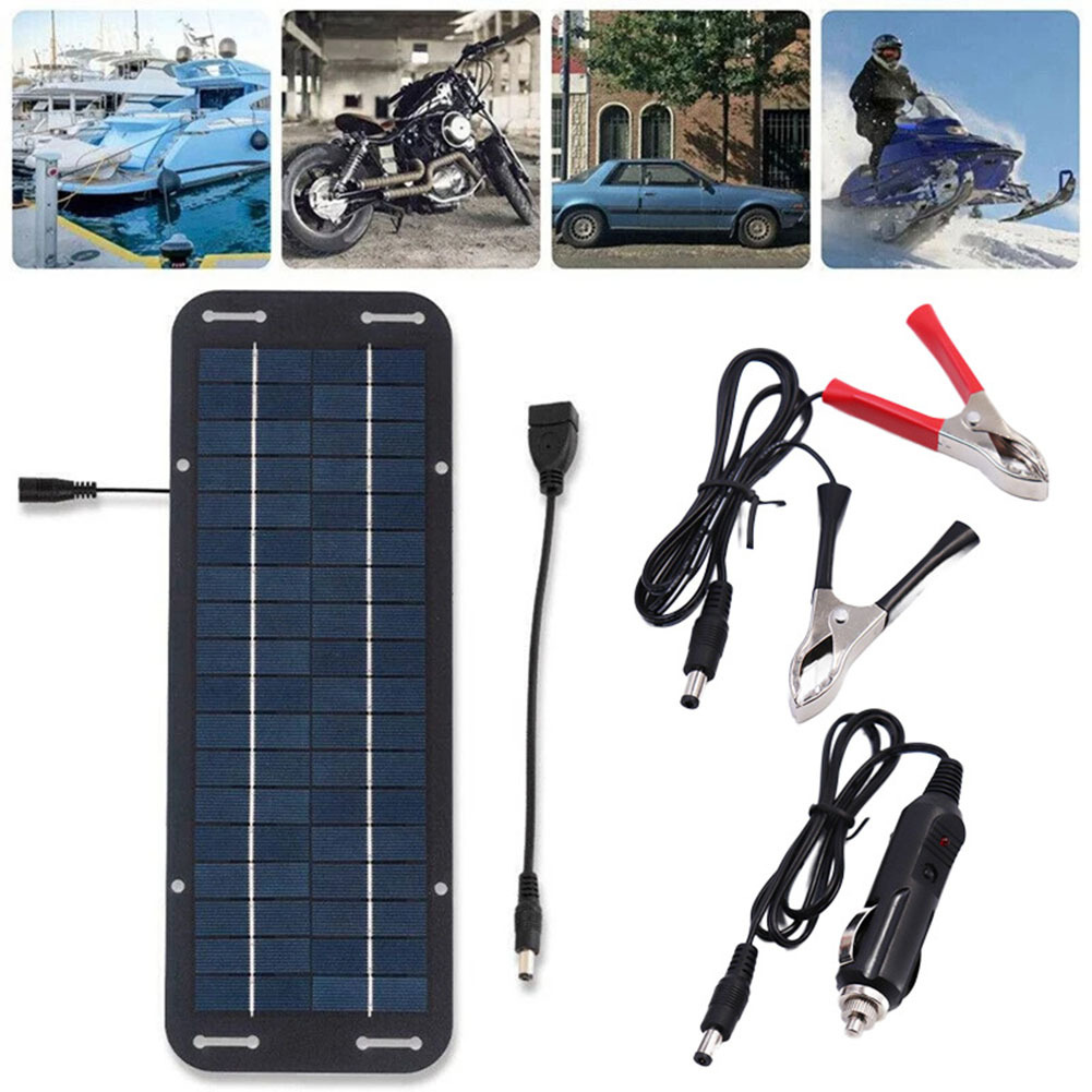 12V Monocrystalline Solar Pane - Usb Charger Dynamo ulasan dan harga