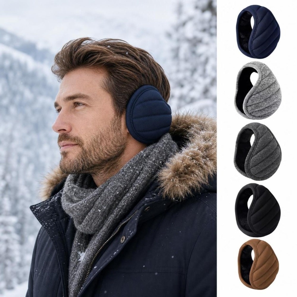 Thick Lined Winter Earmuffs So - Winter Cycling Commute ulasan dan harga