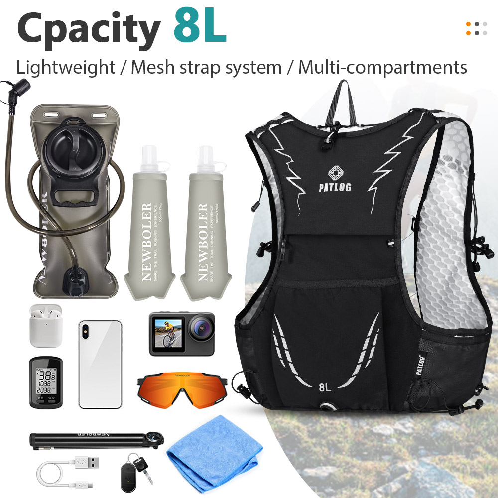 2026 New 8L Outdoor Trail Runn - Cycling Commute Backpack ulasan dan harga