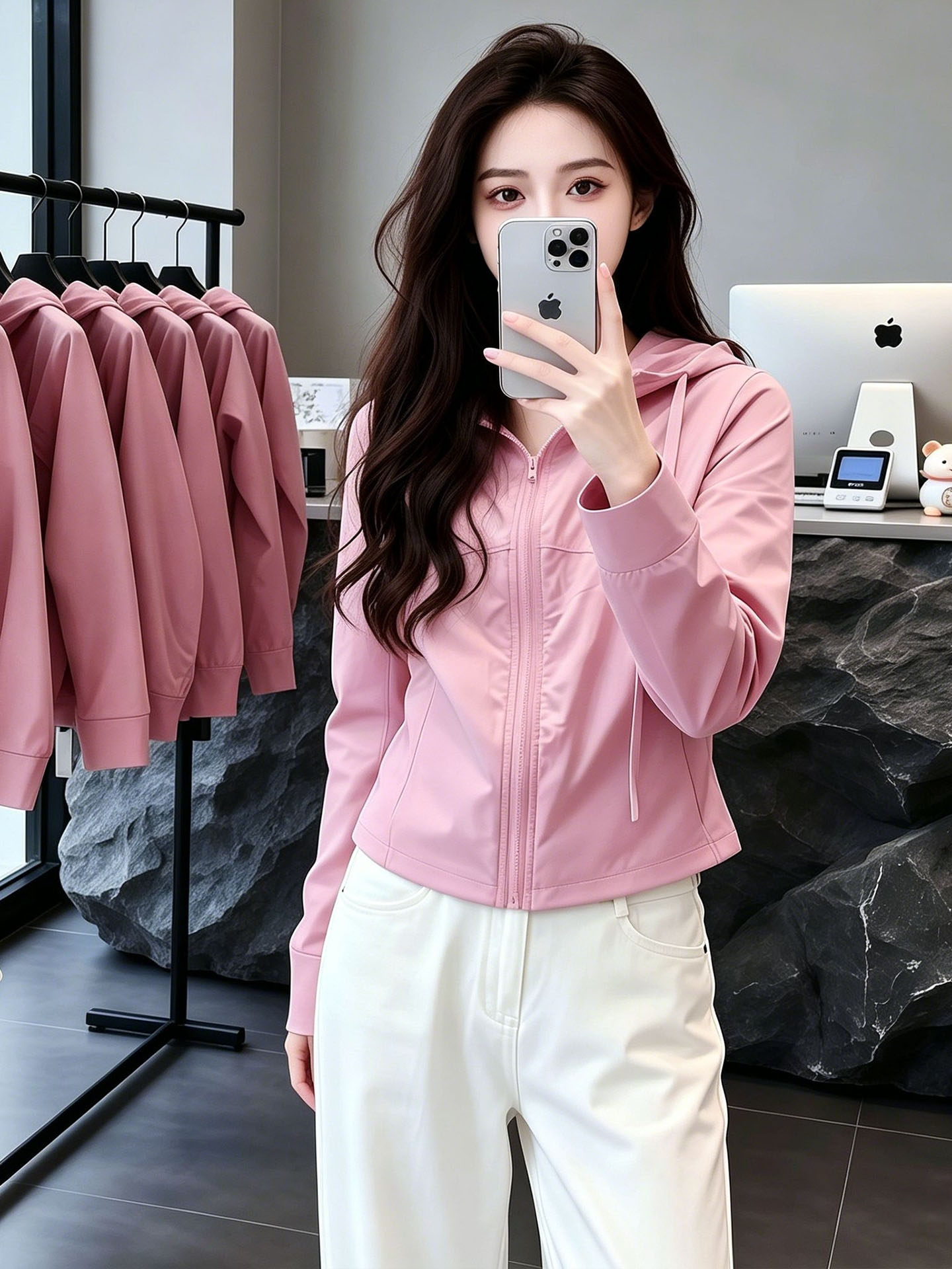 2026 Summer Ice Silk Women's L - Cycling Commute Jacket ulasan dan harga