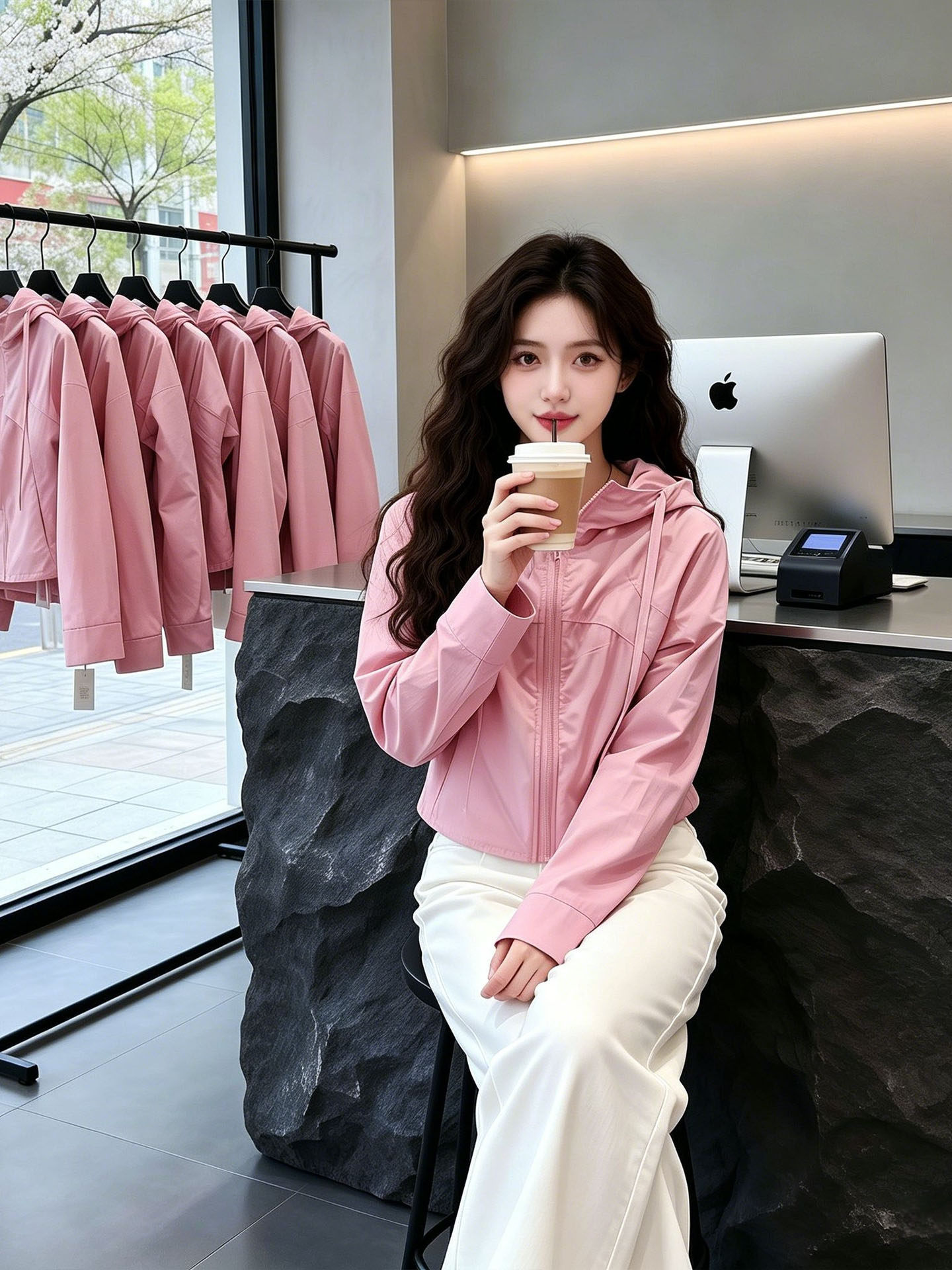 2026 Summer Ice Silk Women's L - Cycling Commute Jacket ulasan dan harga