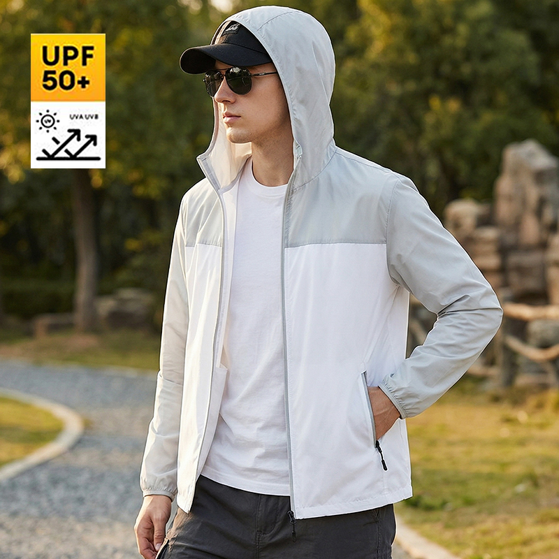 New Summer Men's Sunscreen Jac - Cycling Commute Jacket ulasan dan harga