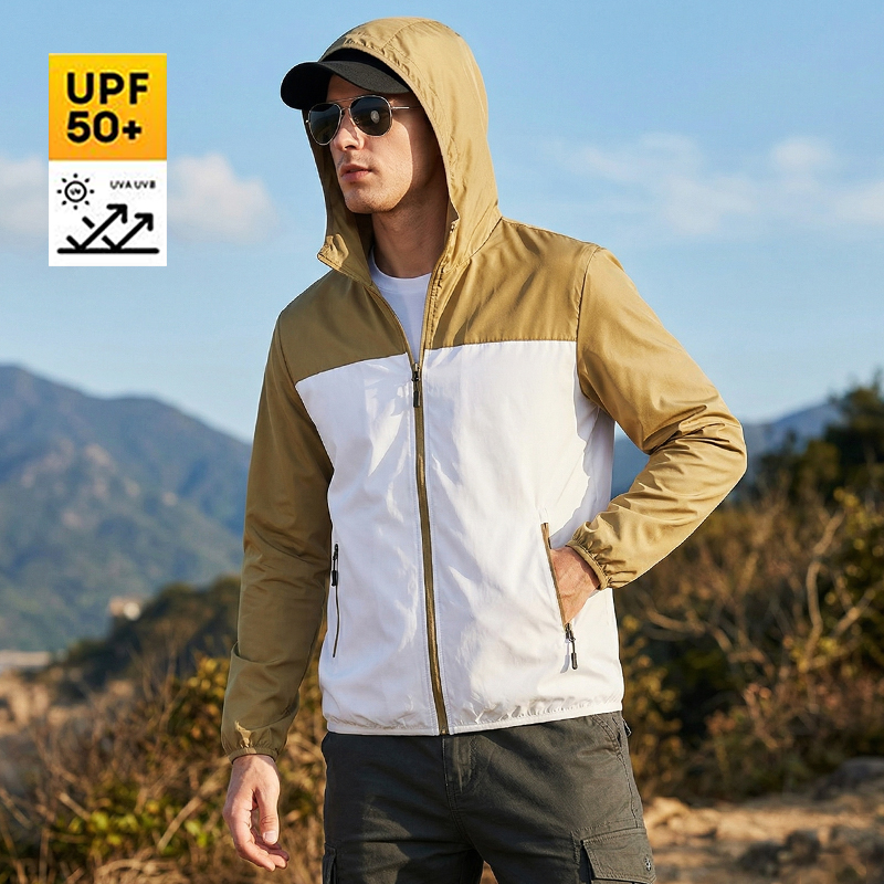 New Summer Men's Sunscreen Jac - Cycling Commute Jacket ulasan dan harga
