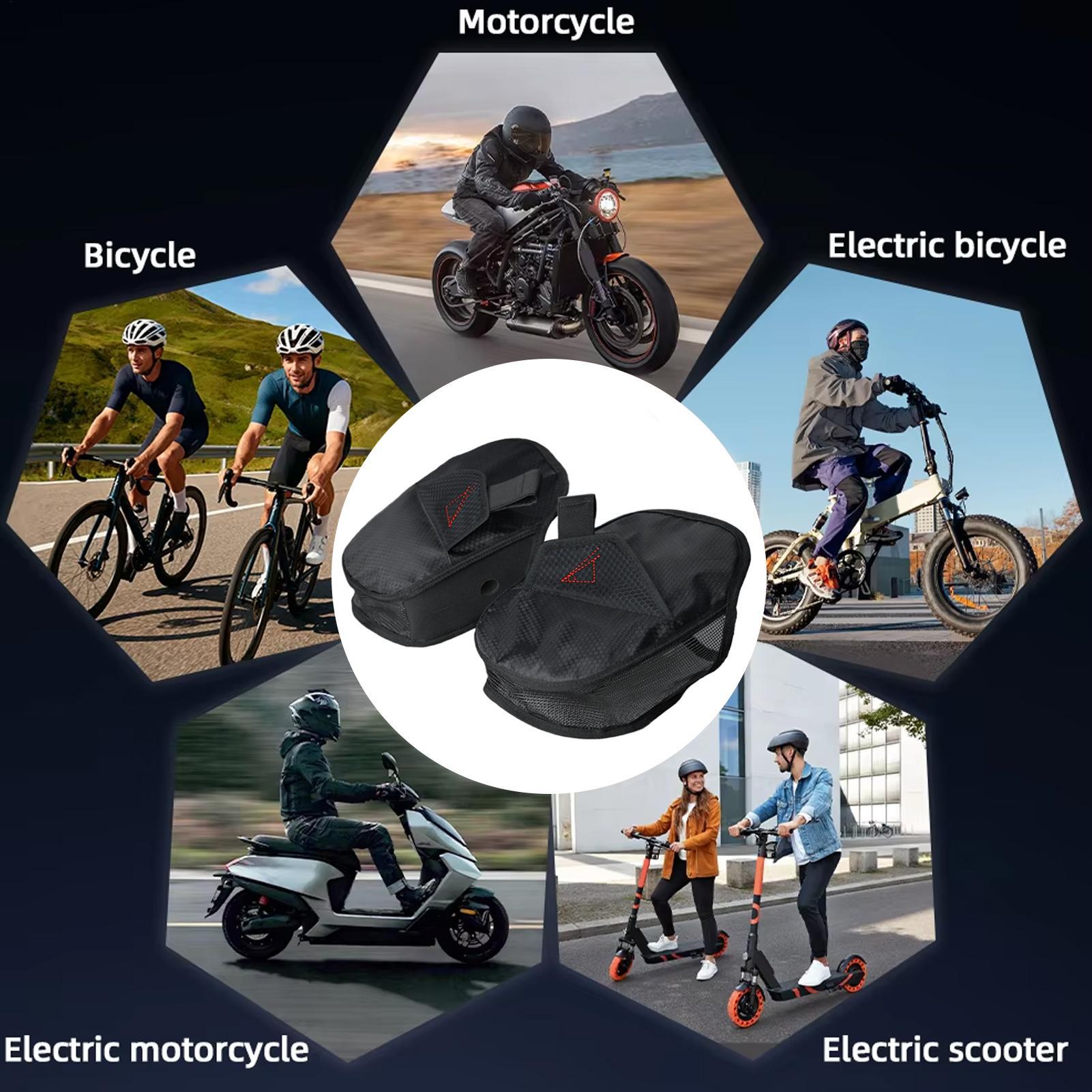 Handlebar Muffs Breathable Mes - Cycling Commute Distance ulasan dan harga