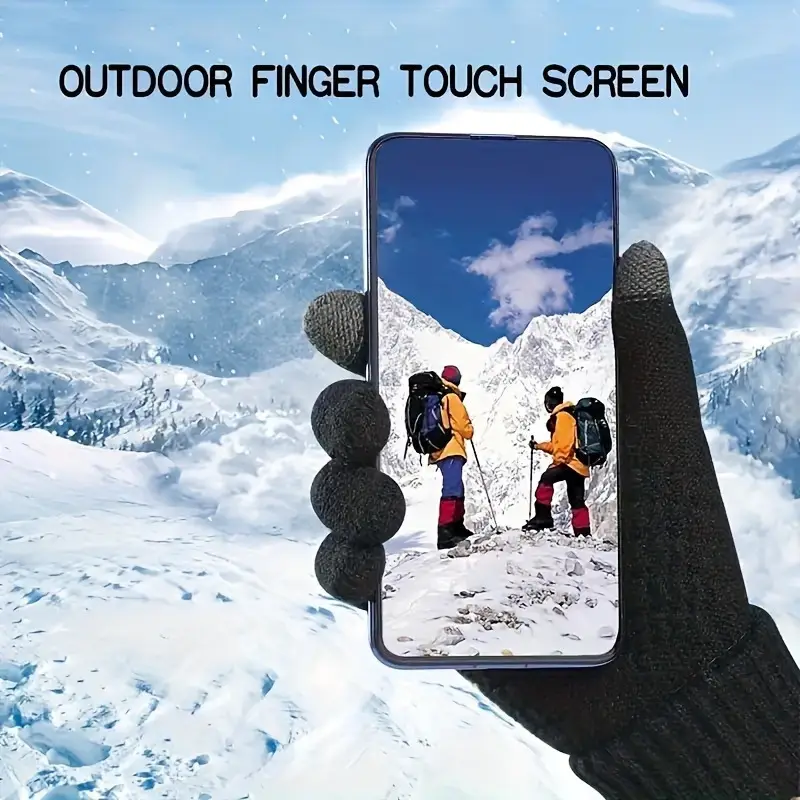 1-10Pairs Thick Knit Touchscre - Winter Cycling Commute ulasan dan harga