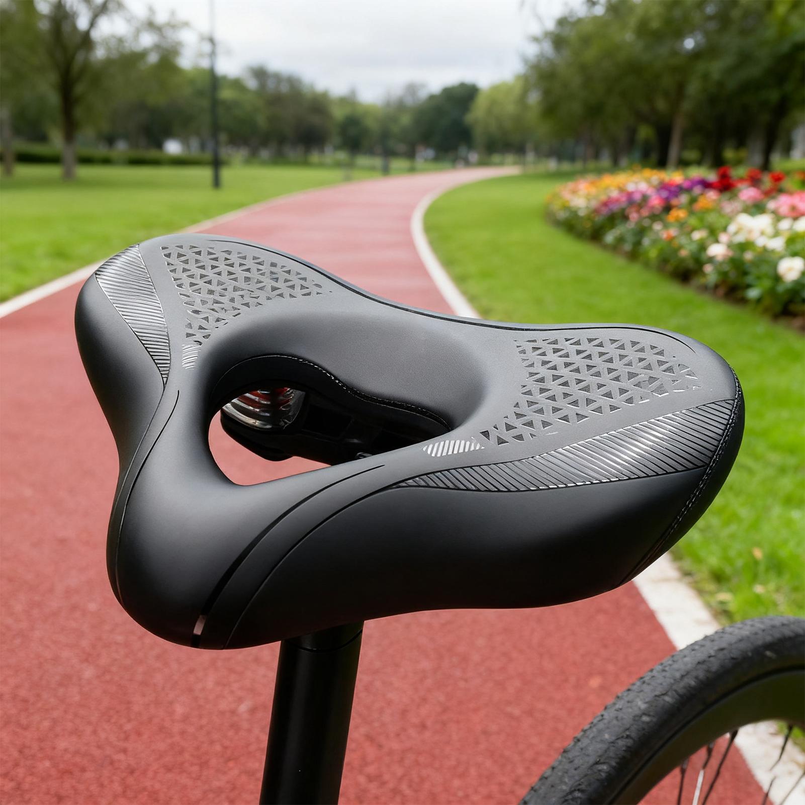 Bike Seat Pad Shock Absorbing  - Cycling Commute Distance ulasan dan harga
