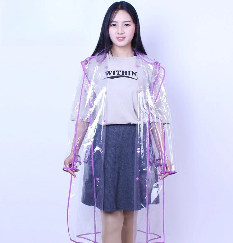 Transparent EVA Belted Long Ra - Waterproof Cycling Commute ulasan dan harga