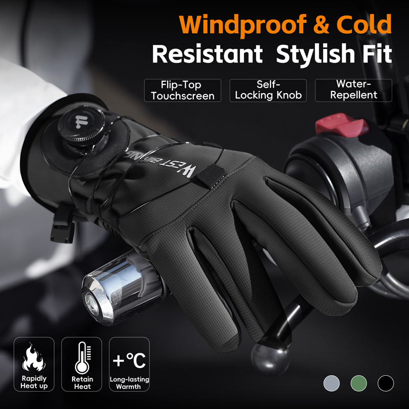 Winter Bike Gloves Magnetic Qu - Winter Cycling Commute ulasan dan harga