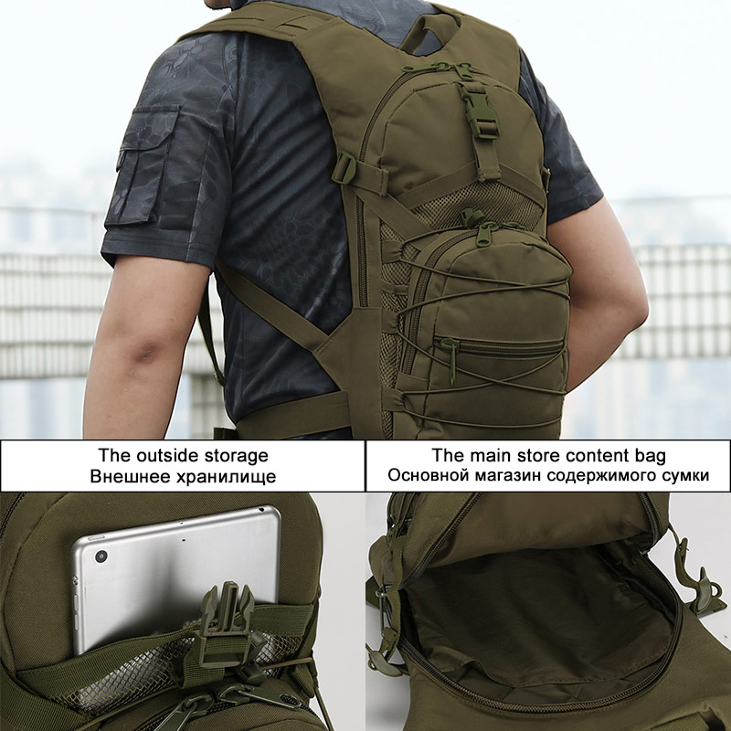 15L Molle Tactical Backpack 80 - Cycling Commuter Bag ulasan dan harga