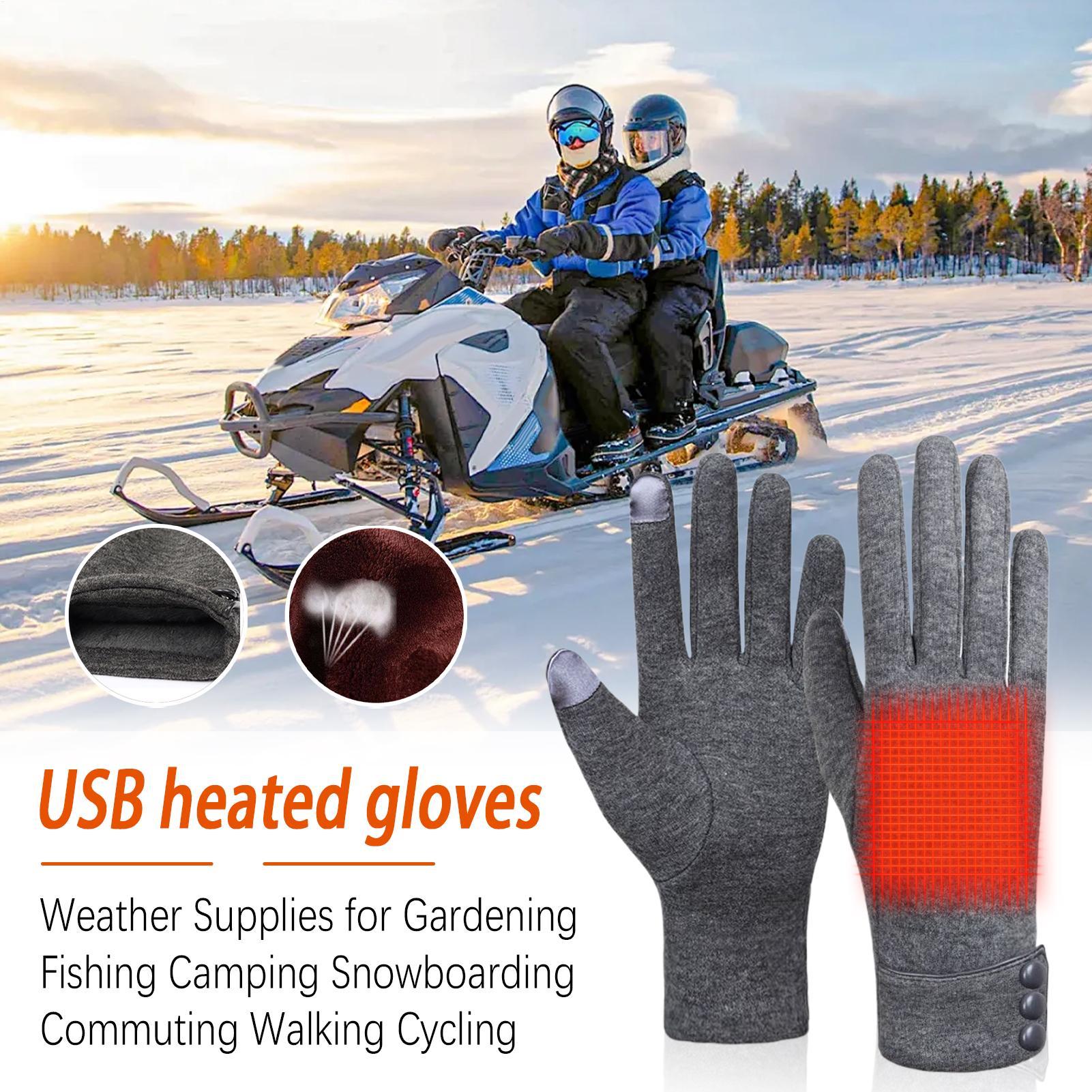 Heating Gloves 3-level USB Win - Winter Cycling Commute ulasan dan harga