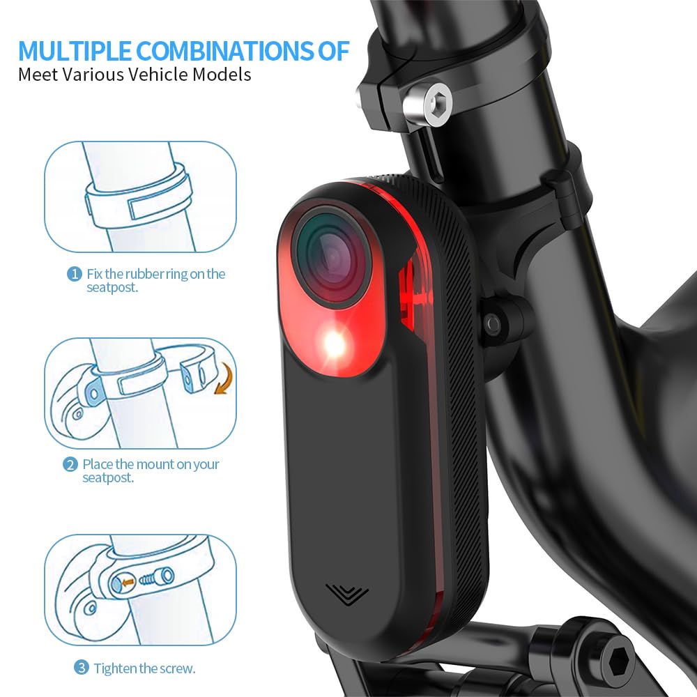 DOMEN Bicycle Saddle Lamp Moun - Commuting By Bike ulasan dan harga