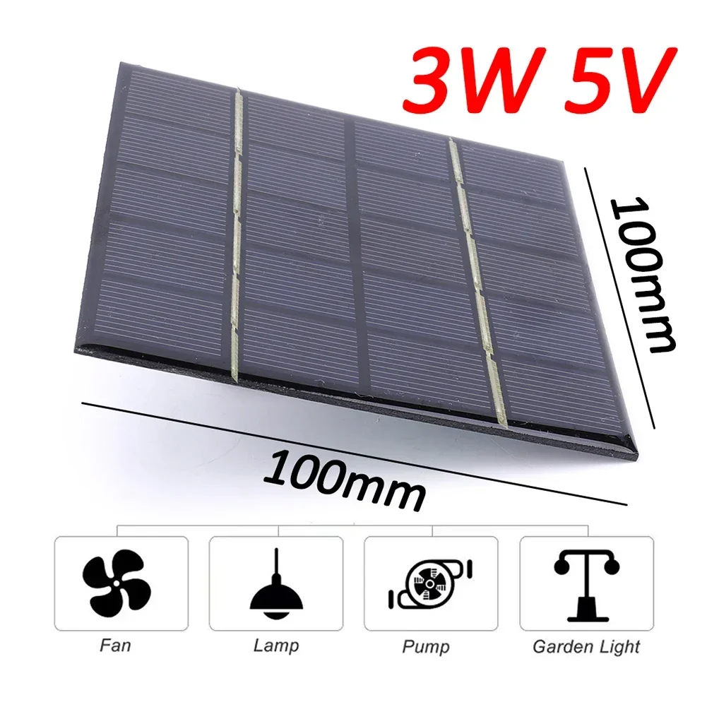 Solar Panel 3W 5V Solar Board  - Usb Charger Dynamo ulasan dan harga
